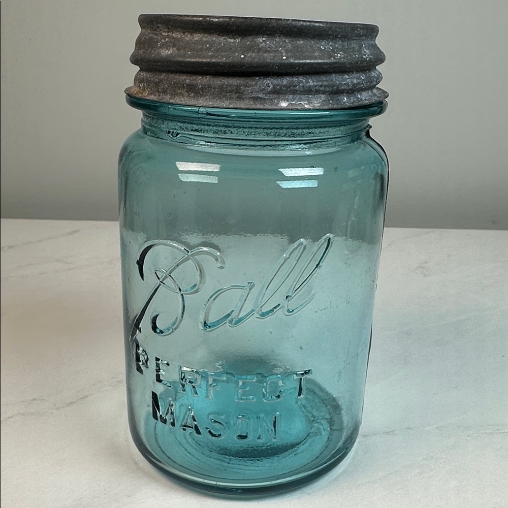 Antique Ball Perfect Mason Jar #6 with Zinc Lid